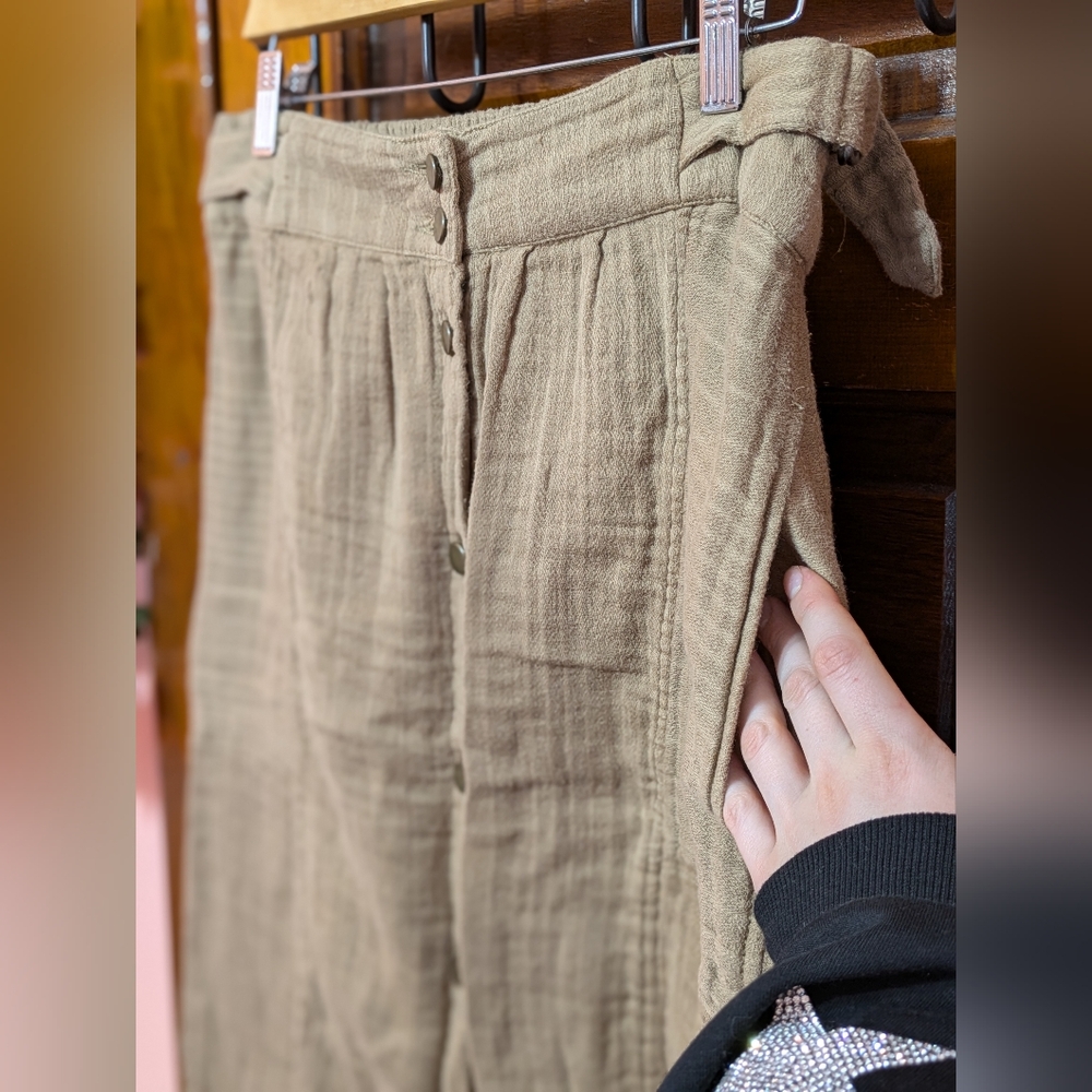 Free People Tan Midi Skirt - Picture 7 of 13